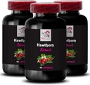 自然に根ざした - HAWTHORN EXTRACT - ベリーブースト、古代の葉エキス、フローラのベリーマジック、植物性ワイルドベリー、伝統的な葉、収穫ブレンド、葉の電力伝統3ボトル180カプセル
