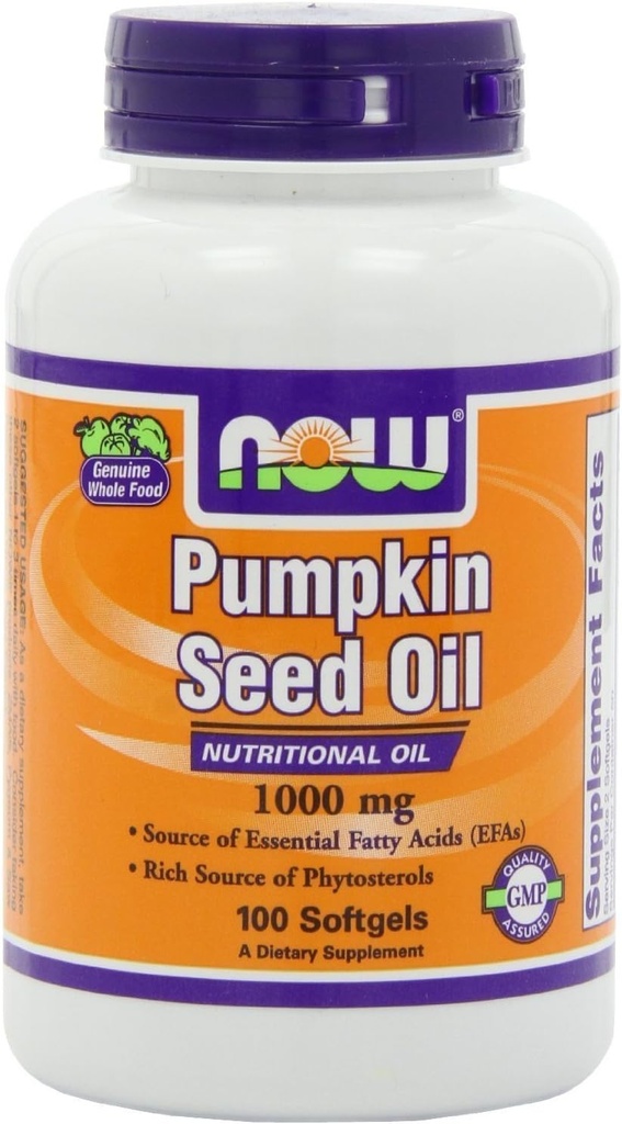 NOW食品 - カボチャオイル1000mg。 - 100Softgels(マルチパック)