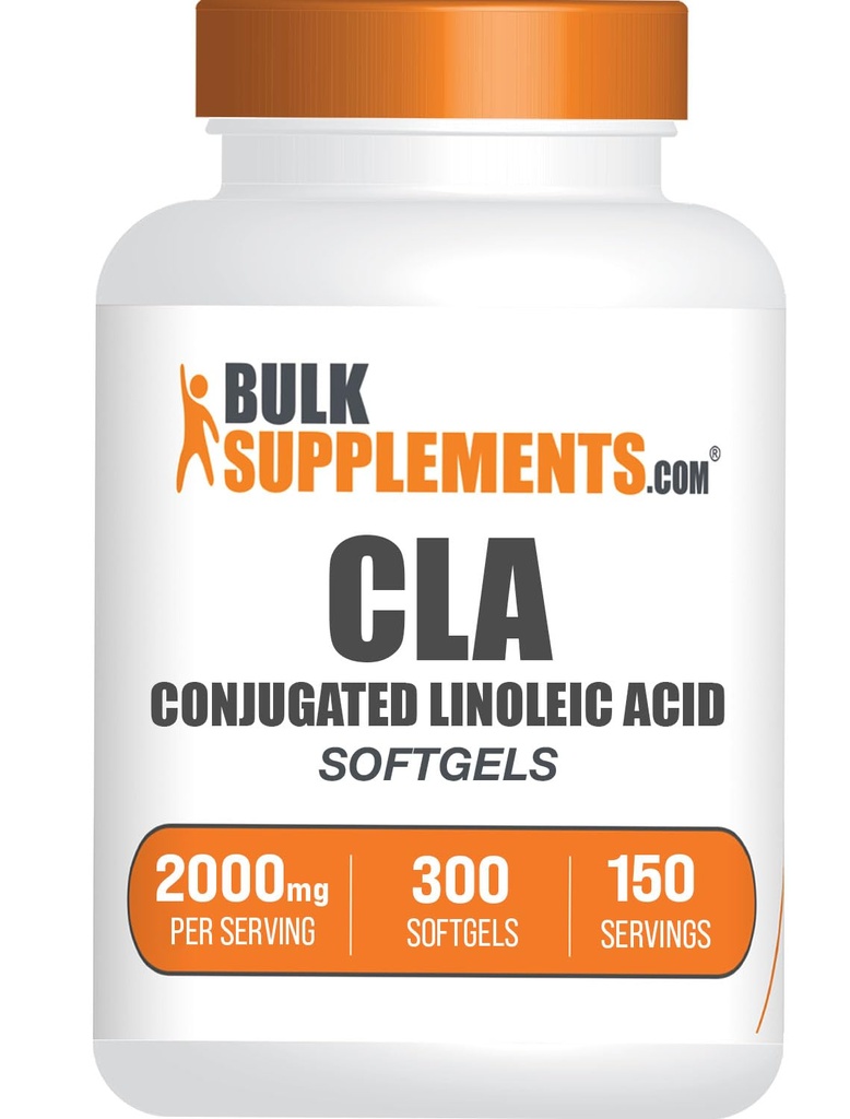 BulkSupplements.com Conjugated Linoleic acid Softgels - CLA Supplements、CLA 2000mg、CLA Safflower Capsules、CLA Pills - サービングあたり2 CLA Softgels、150-Day Supply、300 Softgels