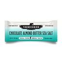 サンダーバードバー エナジースナック, 蛋白質とグルテンフリー, 健康的なリアルフード, ビーガンパルオノンGMO, 砂糖なし, チョコレートアーモンドバター海の塩味 (12 カウント, 1.7 オンス. バー)