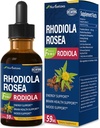 Rhodiola Rosea (Rodiola)のエキスの低下、自然な適応物質の補足/W Ashwagandha、Ginseng、エネルギー、頭脳の健康、免疫及び気分サポートのための聖域、及びEchinacea。 2oz
