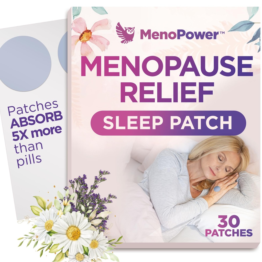 女性のための冷却の慰めの睡眠パッチ - より良い睡眠援助のための更年期障害の救済 - リラックスと余分な強さのための睡眠サプリメント - サポートホットフラッシュ、品質睡眠と疲労 - 30パッチ