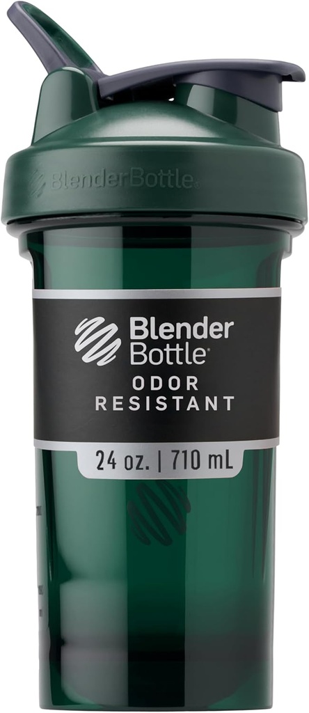BlenderBottleのシェーカーのびんのプロ シリーズは蛋白質の揺れおよびプレワークアウト、24Ounce、緑のために完成します