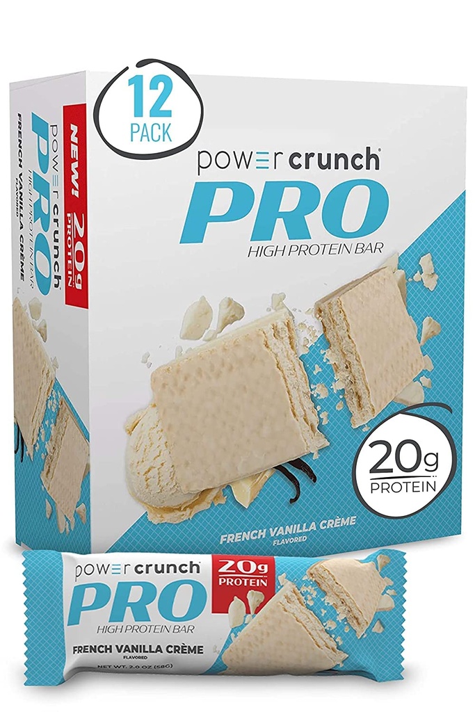 Power Crunch PRO、フレンチバニラクレム、2オンス(12カウント)