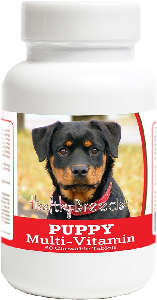 健康な餌のrottweilerの子犬のMultivitaminのタブレット60の計算