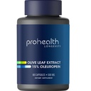ProHealthのオリーブ葉のエキス(15% Oleuropein) (500のmg、60のベジギーのカプセル)