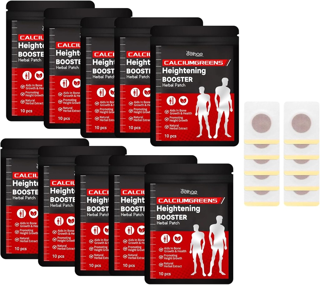 草のカルシウム サポート パッチ、高めるブースターの草のパッチ、高さの成長パッチ、草の高さの増加のフィート パッチは、骨格筋肉の成長を促進します(8pack)
