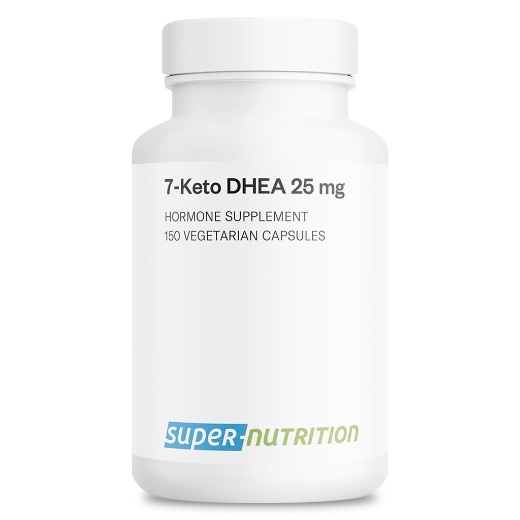 スーパースマート - 7 Keto DHEAサプリメント25mg - ナチュラルDHEAメタボライト | 非GMO&グルテンフリー - 150ベジタリアンカプセル
