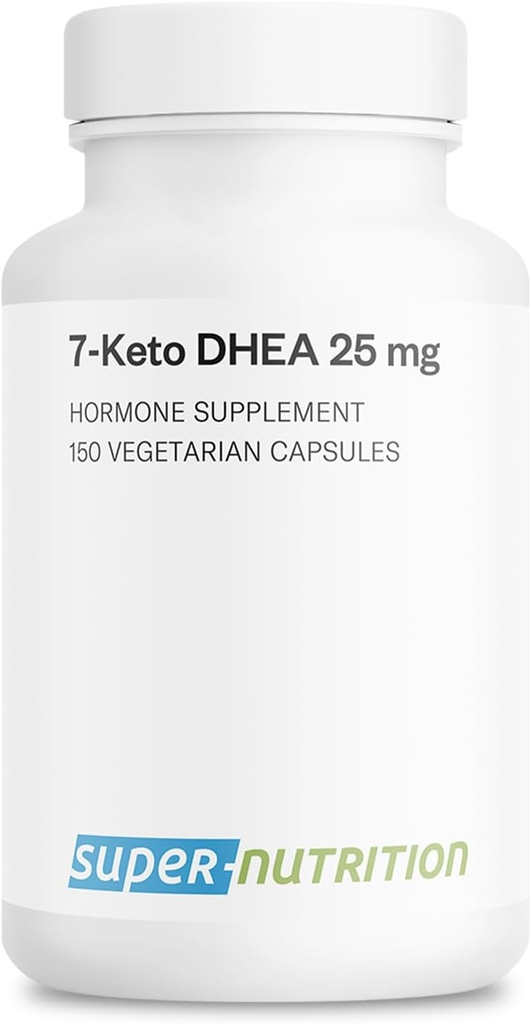 スーパースマート - 7 Keto DHEAサプリメント25mg - ナチュラルDHEAメタボライト | 非GMO&グルテンフリー - 150ベジタリアンカプセル
