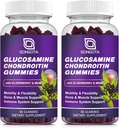 Glucosamineのコンドロイチンのグミ - 2のパック、MSM及びエルダーベリー、柔軟性サポート、人および女性のための最もよい軟骨及び免疫サポート補足が付いている余分強さ1500mgグルコサミン- 120の計算