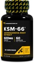 Primaforce KSM-66 Ashwagandhaの根のエキス(600mg) 60 Veggieのカプセル-BioPerineの5%のwithanolides