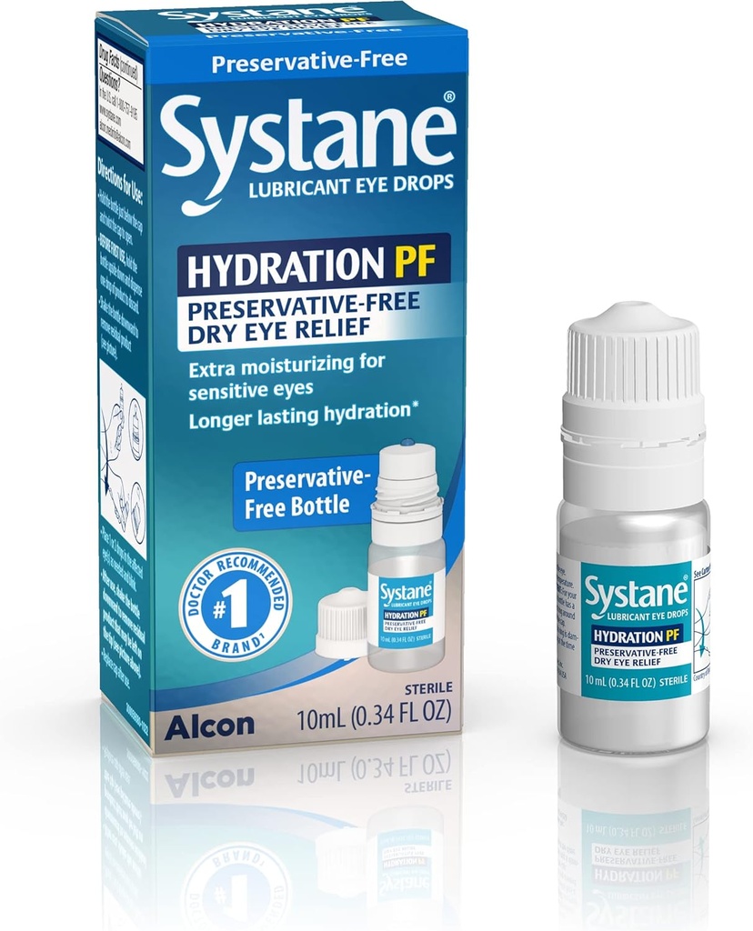Systane Nighttime 3.5g Lubricant Eye Ointment and Systane Hydration 10ml Lubricant Eye Drops