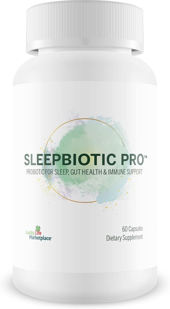 Sleepbiotic Pro - マルチストレインプロバイオティックスリープサポート - Aid Gut Health & Immuneサポート - プレミアムプロバイオティクスによるリラックス&睡眠の質を促進 - Lactobacillus & Bifidobacterium - 40 Billion CFU
