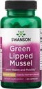 Swanson Green Lipped Mussel(Freeze-Dried) - ニュージーランド共同健康&モビリティサプリメント - ナチュラルフォーミュラは、心の健康と消化機能をサポート - (60カプセル、各500mg)