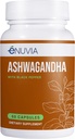 Ashwagandhaの補足-自然な救助およびスタミナ サポートは高められた吸収のヴィーガンのための黒いペッパーのエキスが付いているEaseの張力60のカプセルの純粋なルートを、米国で作らせます
