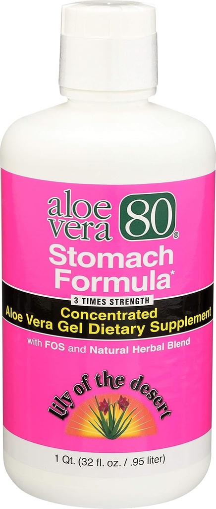 Aloe 80 有機性胃の方式、32 オンス