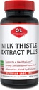 Olympian Labs Milk Thistle Extract Plus Enzymes, Antioxidants, Supporting Liver Health, 60 Vegetarian Caps