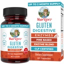 MaryRuth Organics グルテン酵素カプセル | 腸の健康サポートのための酵素サプリメント | グルテン消化 | & 栄養素吸収 | ビーガン | グルテンフリー | 60 カウント