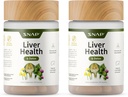 Snap Supplements Liver Health & Detox Supplement - Natural Support for Liver and Digestive Health, 60 Vegetarian Capsules (2-Pack)