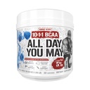 5%栄養豊富なPiana AllDayYouMay BCAAパウダー | プレミアムイントラ&ポストワークアウトアミノ酸, EAA, 電解液 | 水分補給, 耐久性, 回復 | ビーガン&ケト | 16.4 oz, 30 Srvgs (ブルーラズベリー)