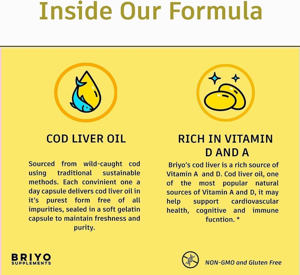 一般的なタラ肝油 - ビタミンA&Dタラ肝油カプセルとオメガ脂肪酸は、関節の痛みを軽減し、ユニセックスのための免疫システムを維持するのに役立ちます