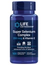 ライフエクステンションスーパーセレンコンプレックス、200 mcg - セレン、ビタミンEの3つのフォーム - 細胞の健康と長寿サポート - グルテンフリー、非GMO、ベジタリアン、1日 - 100カプセル