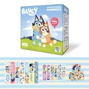 Bluey Kids Bandages, 3 盛り合わせサイズ 100 CT | ウェアライクステッカー, マイナーカットのための柔軟な接着包帯, スクレープ, バーン. 偉大なギフトのアイデアとストッパーをストック