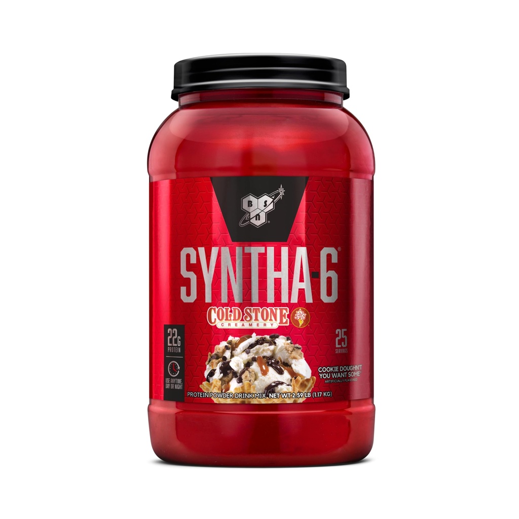 BSN Syntha-6 Whey Protein Powder, Cold Stone Creamery- Cookie Doughn't 欲しいもの, Micellar Casein, Milk Protein Isolate Powder, 25 仕入