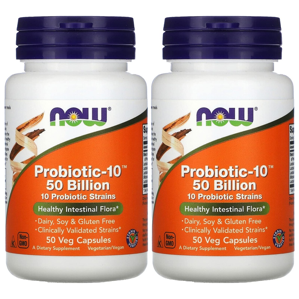 Probiotic10 50億 - 今の食べ物 - 50 - VegCap -(2のパック)