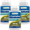 ベストナチュラルL-Tryptophan 500mg 120カプセル(120カウント)