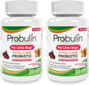 Probulin Total Care My Little Bugs Prebiotics、Probiotics、Postbiotics - 5 Billion CFU - 15 Strains - 30 Chewableタブレット(Twin Pack)