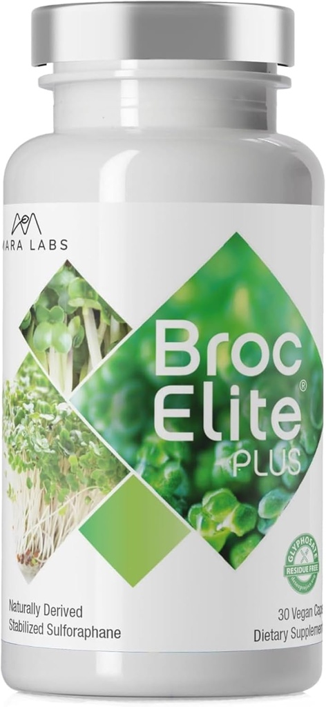 マララボ ブロッコリープラス | ブロッコリーサプリメント w/Stabilized Sulforaphane Extract | ゼロ グリホステア レジデンス | 30 野菜カプセル