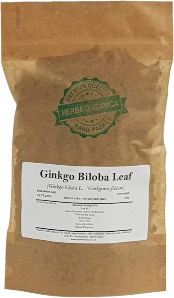 Herba Organica Ginkgo Bilobaリーフ - Ginkgo Biloba L - ハーブティー(50g)