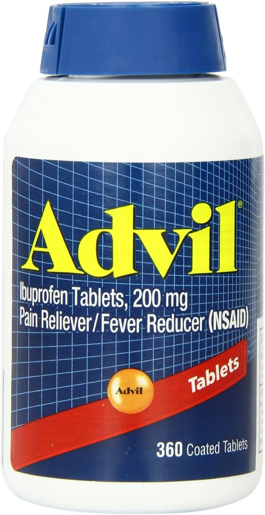 Advilのタブレット、200mg - 360のct