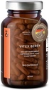 Vitexベリー - プレミアムChasteberry 4:1エキス(Vitex Agnus Castus) - Menopause&PMSサポート - 女性のためのホルモンバランス - 180カプセル - 6ヶ月の供給 - ドイツ製