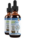 Uricel - 高度な尿酸サポート&クレンジングサプリメント - より良い吸収のための液体配達 - タルトチェリー、チャンカピドラ、セルリーシード、ターメリック&もっと!
