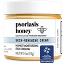 PSORIASISの蜂蜜の皮更新のクリーム-Eczema及びSeborrheicの皮膚炎のクリーム-皮、赤みおよびイッチの救助のための乾癬の処置(4oz)