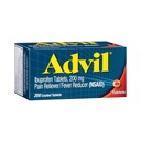 Advilの痛みのRelieverおよびフィーバーの減力剤、頭痛のためのIbuprofen 200mgの痛みの軽減の薬、腰痛、月経の痛みおよび接合箇所の痛みの軽減- 200の上塗を施してあるタブレット