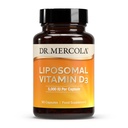 Dr. Mercola Liposomal Vitamin D3 - ハート、骨と免疫の健康をサポート - 5,000 IU / サービング - 非GMO、大豆フリー&グルテンフリー - 90カプセル(90のサービング)