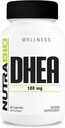 NutraBio DHEA サプリメント - 男性と女性のための- DHEA (100 mg) 60 カプセル