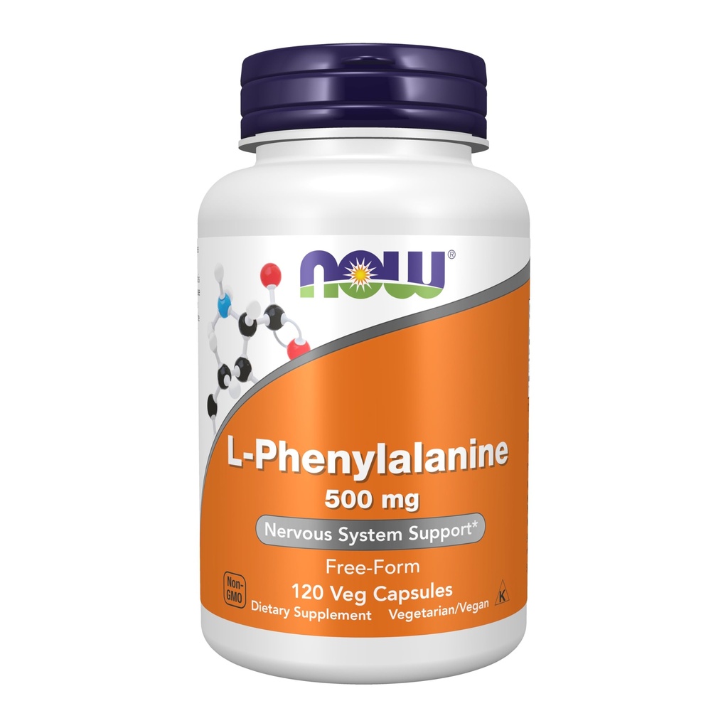 NOWの食糧補足、L-Phenylalanine 500のmgの神経系サポート*、アミノ酸、120のベジのカプセル
