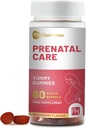 Prenatal Care Gummies | 60 Vegan Pro Gummies | Yummy Gummies with Essential Prenatal Vitamins & Minerals | 400mcg Folic Acid | Pregnancy Vitamins for Women by Prowise