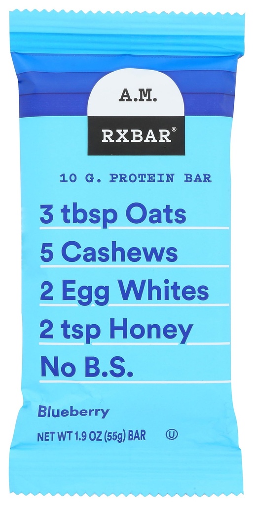 RXBAR Blueberry AM プロテインバー、1.9 OZ