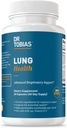 Dr. Tobias Lung Health Supplement with Vitamin C, Butterbur, Quercetin & Bromelain, Bronchial & Respiratory System, Non-GMO, 60 Capsules, 60 サービングのための高度なLung Cleanse Detox式