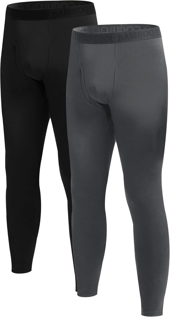 男性の軽量の熱下着の底の羊毛は風邪の天候のための人の基礎層のズボンのための長いヨハネを並べました