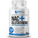 L-Glutathione 500mgおよびミルクのThistleのエキスPotentの酸化防止機能サポート 呼吸の健康促進者の肝臓の腎臓のデトックスが付いている高度の複雑なNACの補足(N-Acetyl L-Cysteine) 600mg