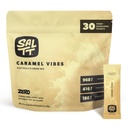 SALTT の電解物の粉によって味付けられる飲み物の組合せ- Caramel の Vibes - 30 の水和のパケット-マグネシウム、カリウム、ナトリウム、跡の鉱物-ゼロ砂糖及びグルテンフリー-旅行本質