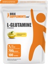BulkSupplements.com Lグルタミンパウダー - グルタミンサプリメント、アミノ酸サプリメント - レモンイタリアのアイスフレーバー、7g/サービング、700g(1.5ポンド)(パッケージ1)