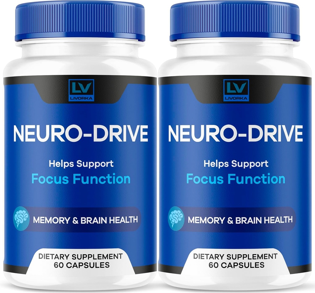 (2 Pack) Neuro Drive Capsules, Neuro Drive Advanced Formula, Neuro Drive Brain, Neuro Drive All Natural Reviews, 120 Capsules for 2 Months