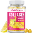 女性のためのコラージュグミー | 200mg 加水分解コラーゲン + 2500mcg ビオチン、ビタミンC、E&亜鉛で | アンチエイジング、髪の成長、皮膚、強力な爪 | 非GMO ビタミンサプリメント | 60 カウント